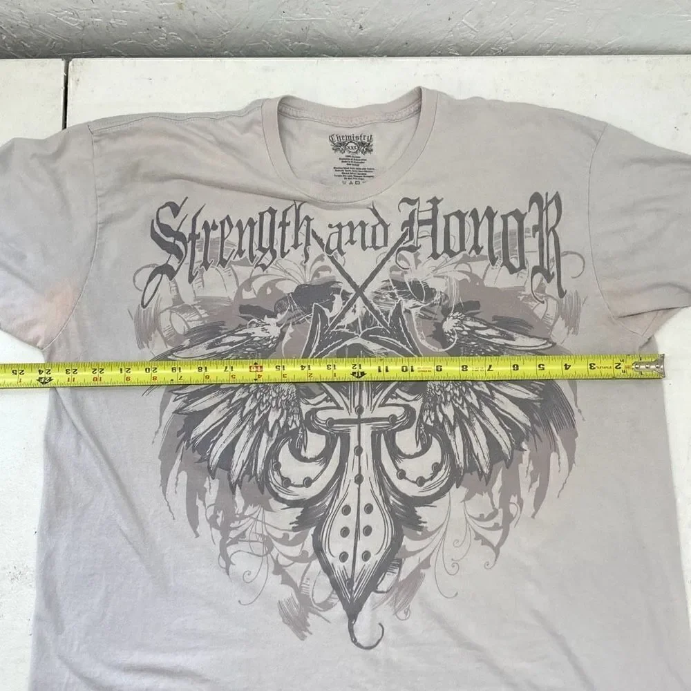 Chemistry wings felt graphics T Shirt Mens size XXL